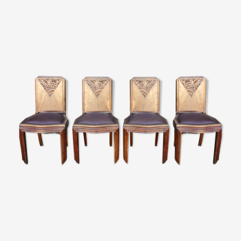 4 Art Deco chairs