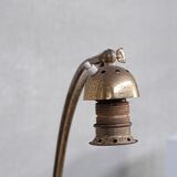 Lampadaire en laiton français du milieu du siècle