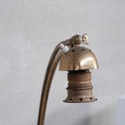 Lampadaire en laiton français du milieu du siècle