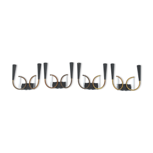 suite de 4 appliques