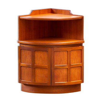 Meuble d’angle / buffet scandinave vintage 1960