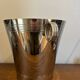 chrome metal champagne bucket 1950