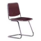 Vintage tubular steel dining chair, Italy, 1970’s