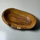 Handcrafted solid olive wood bowl 20 cm – Organic freeform shape