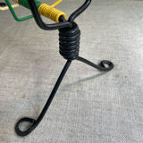 Scoubidou magazine rack, 1960s