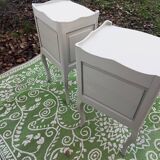 Pair of gray bedside tables