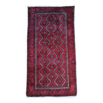 Handmade Belouch Persian rug 213x116cm