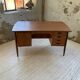 Scandinavian "boomerang" two-sided teak desk Midtjydsk Mobelfabrilk