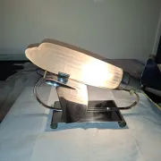Rare lamp/airship sarsaparilla deco designs nyc