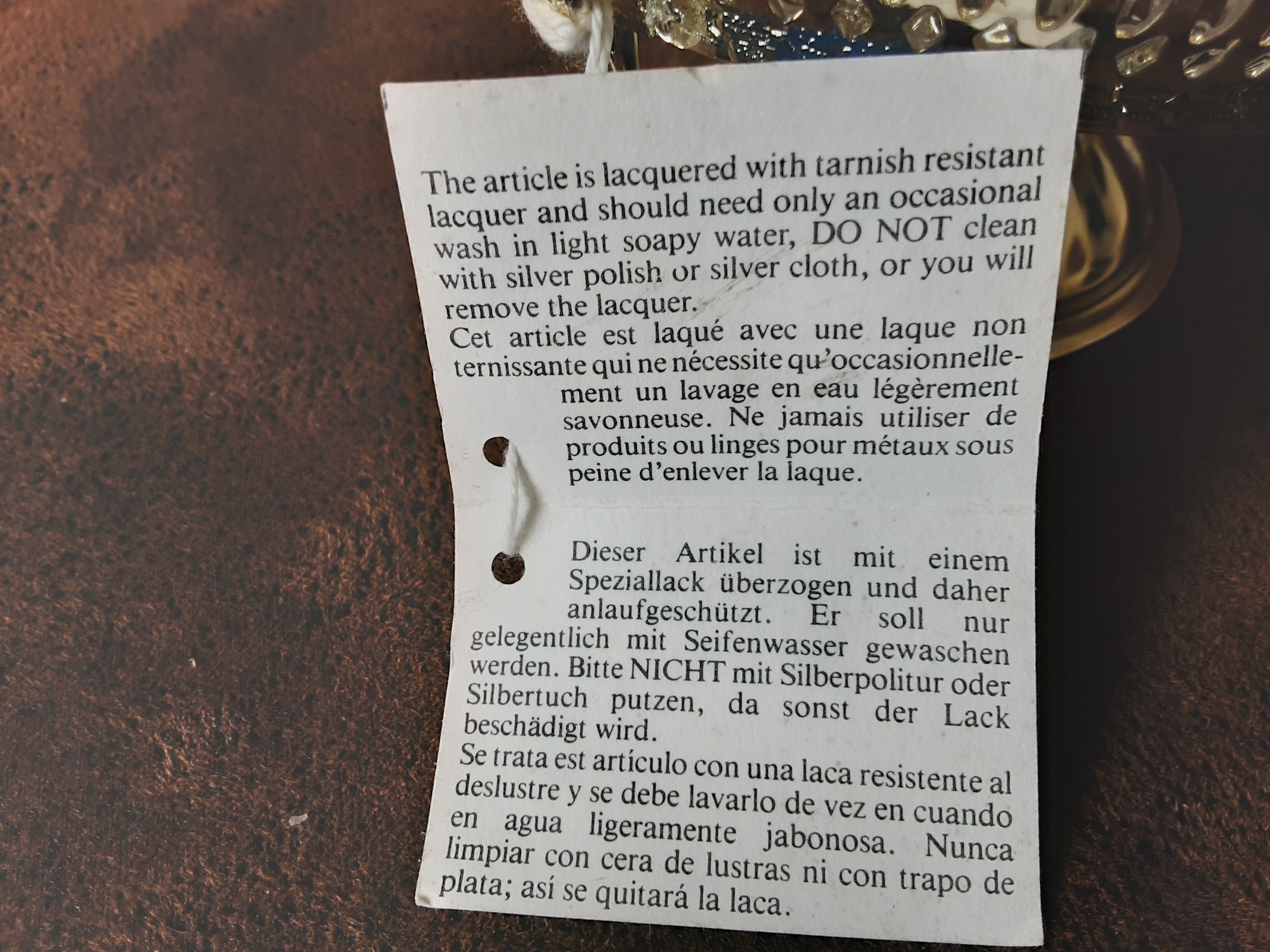 Small English footed cup