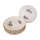 6 assiettes à dessert