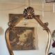 Large gilded rococo mirror