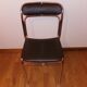 Paire de chaises vintage métal chromé