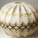 Cocoon lampshade in curly wool 1970