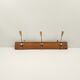 Vintage style hook 3 hooks in wood and metal