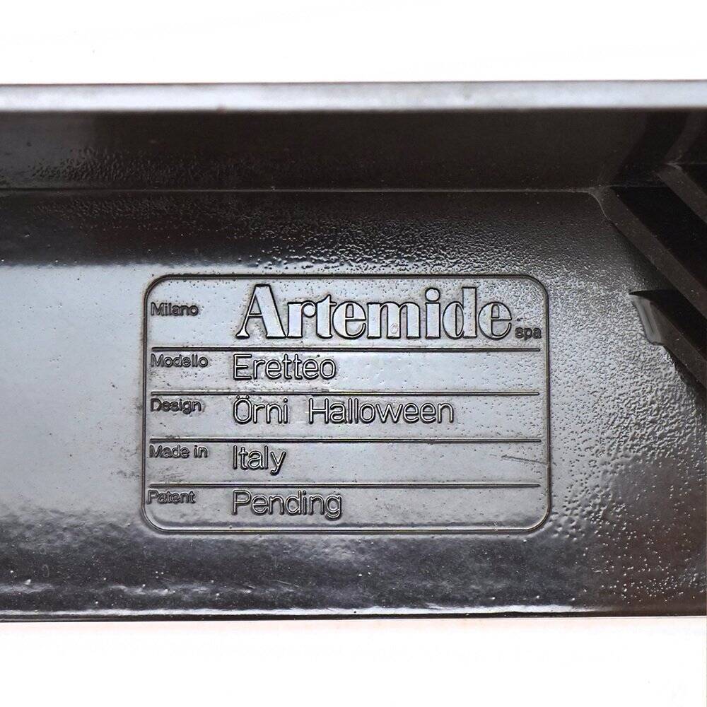 Square coffee table Eretteo by Orni Halloween for Artemide, 1970s