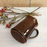 Old pitcher with glazed sandstone spout - 50s