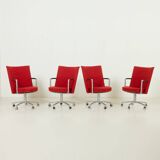 Erik Jørgensen “Partner” chairs by J. Foersom & P. Hiort-Lorenzen, set of 4, Denmark, 1970s