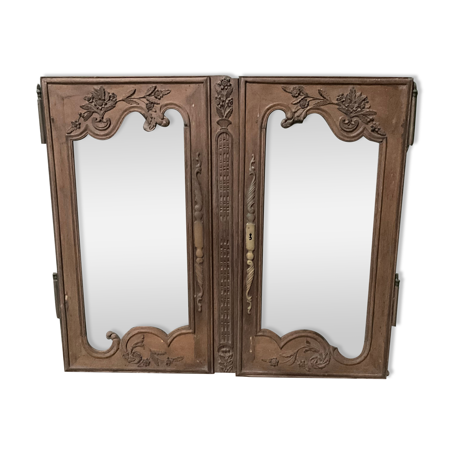 Two glass doors
