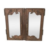 Deux portes vitrées
