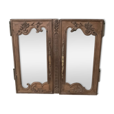 Two glass doors
