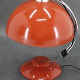 Lampe de table rouge des années 1970, Tchécoslovaquie