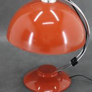 Lampe de table rouge des années 1970, Tchécoslovaquie