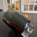 Vintage bubble glass candle holder