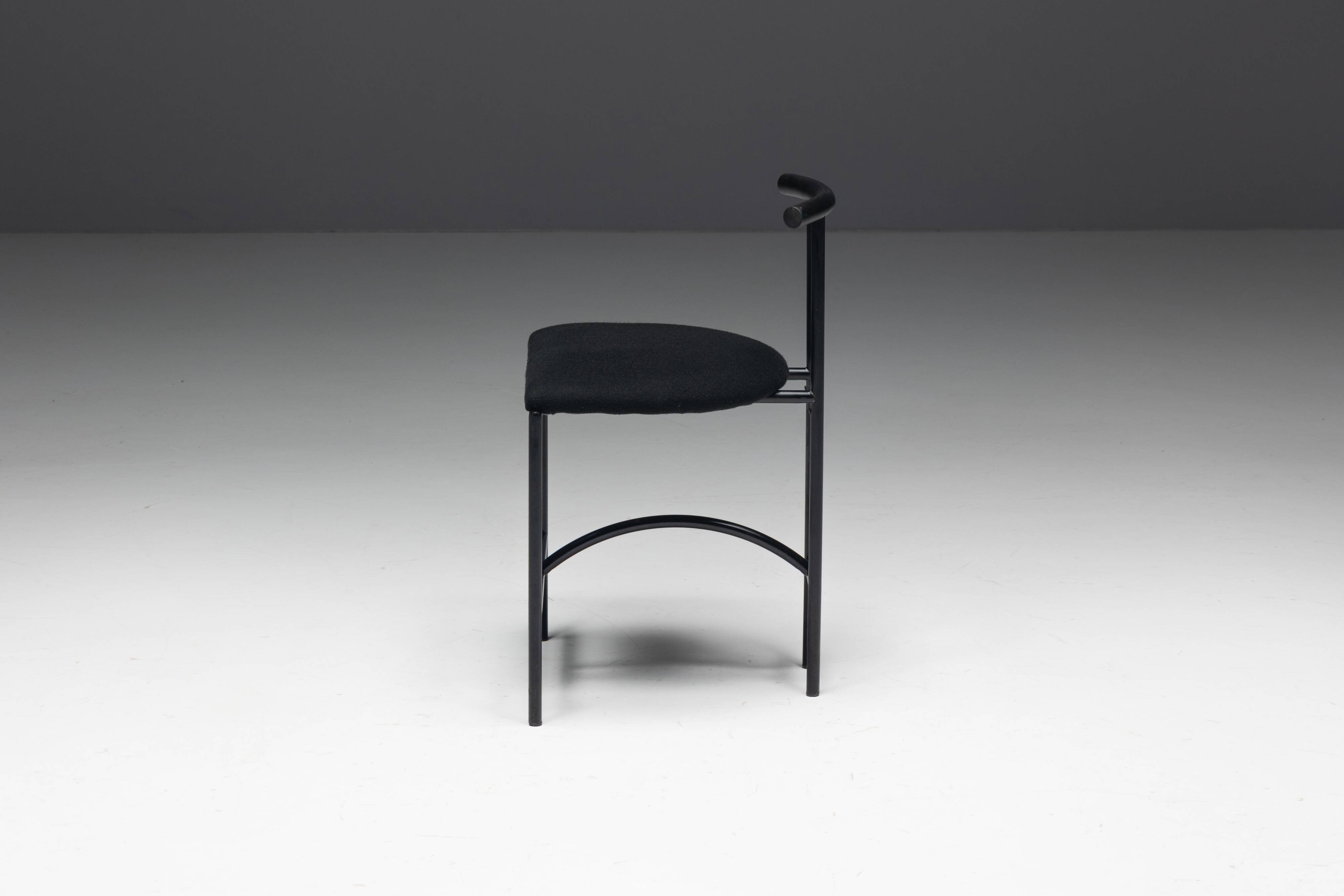 Postmodern "Tokyo" Dining Chairs by Rodney Kinsman for Bieffeplast, Italy, 1980s