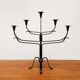 Brutalist Metal Candle Holder
