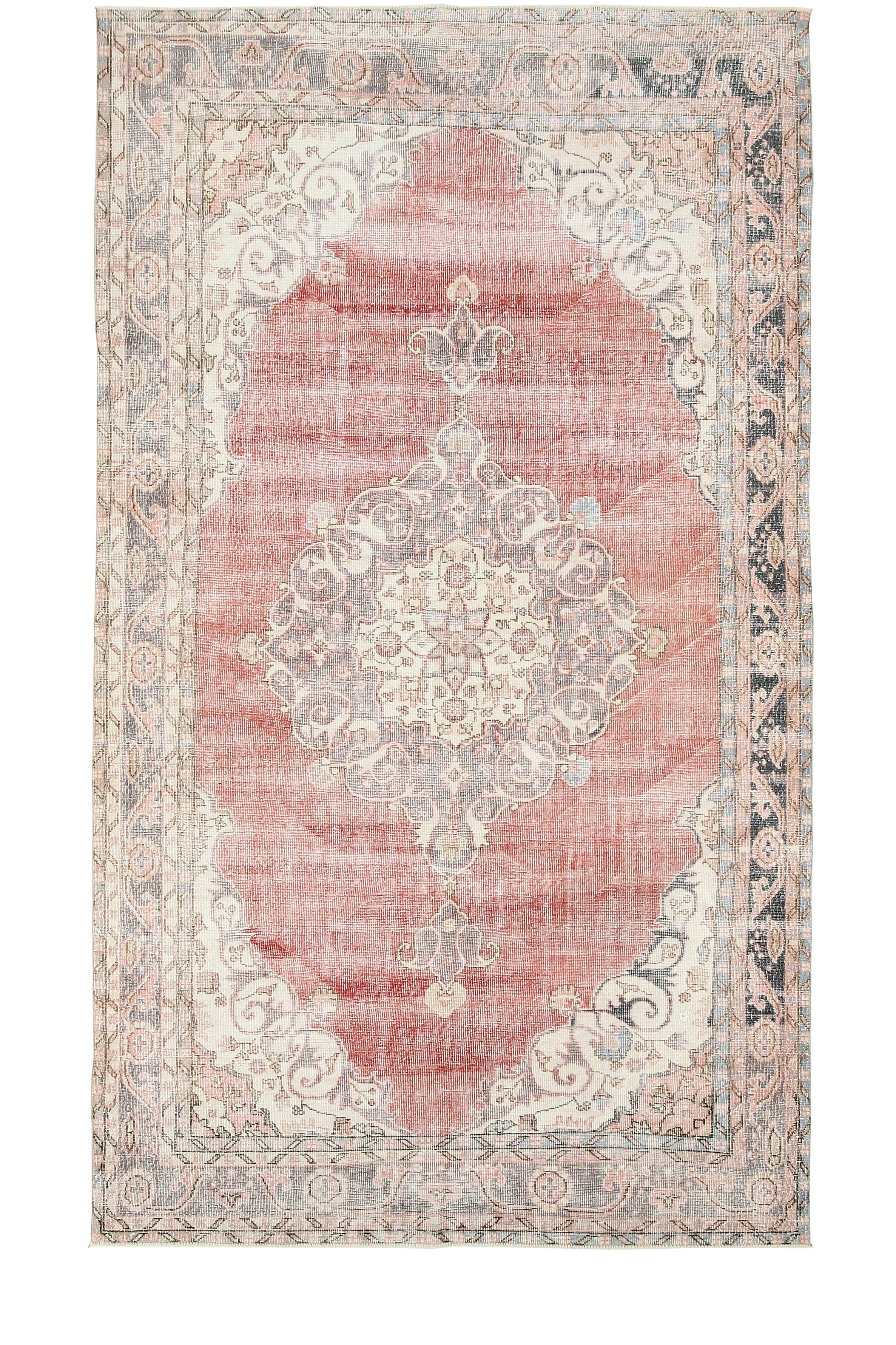 7x12 Sof Red & Beige Persian Rug, 201x351Cm
