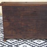 Shallow solid oak sideboard