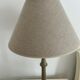 Two magnificent wooden bedside lamps