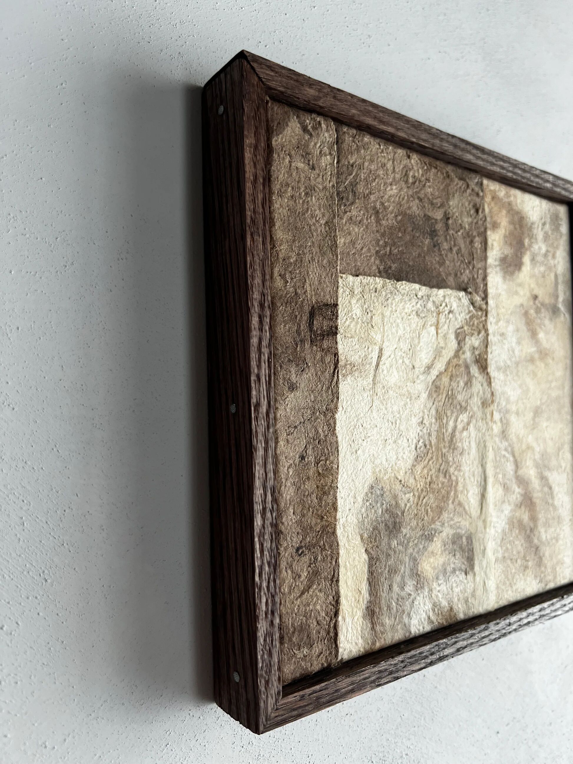 Artwork made of bark paper