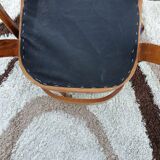 Set oval table Baumann Gondola 6 chairs years 70