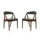 Set of two teak chairs, Danish design, 1970s, designer: Kai Kristiansen