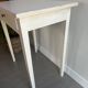 Old small table with a white patina / desk