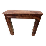 Louis Philippe fireplace in red breccia marble, 19th century