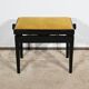 Adjustable Piano Bench, in Black Lacquered Wood – 1970