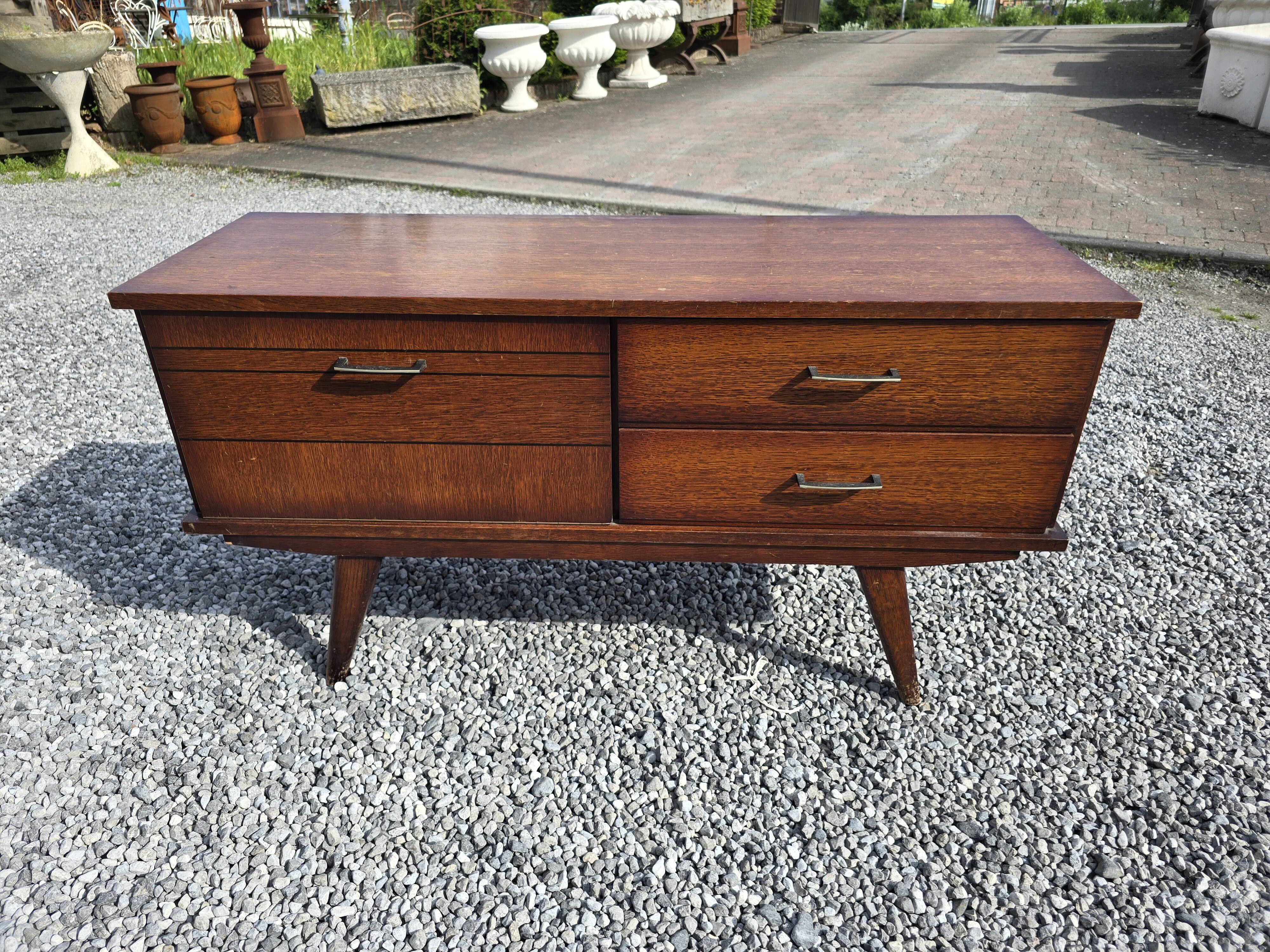 Vintage oak sideboard from the 60s, 115cms L