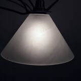 Lustre en fer à 3 opalines