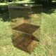 Pair of bedside tables in plexiglass smoked 70