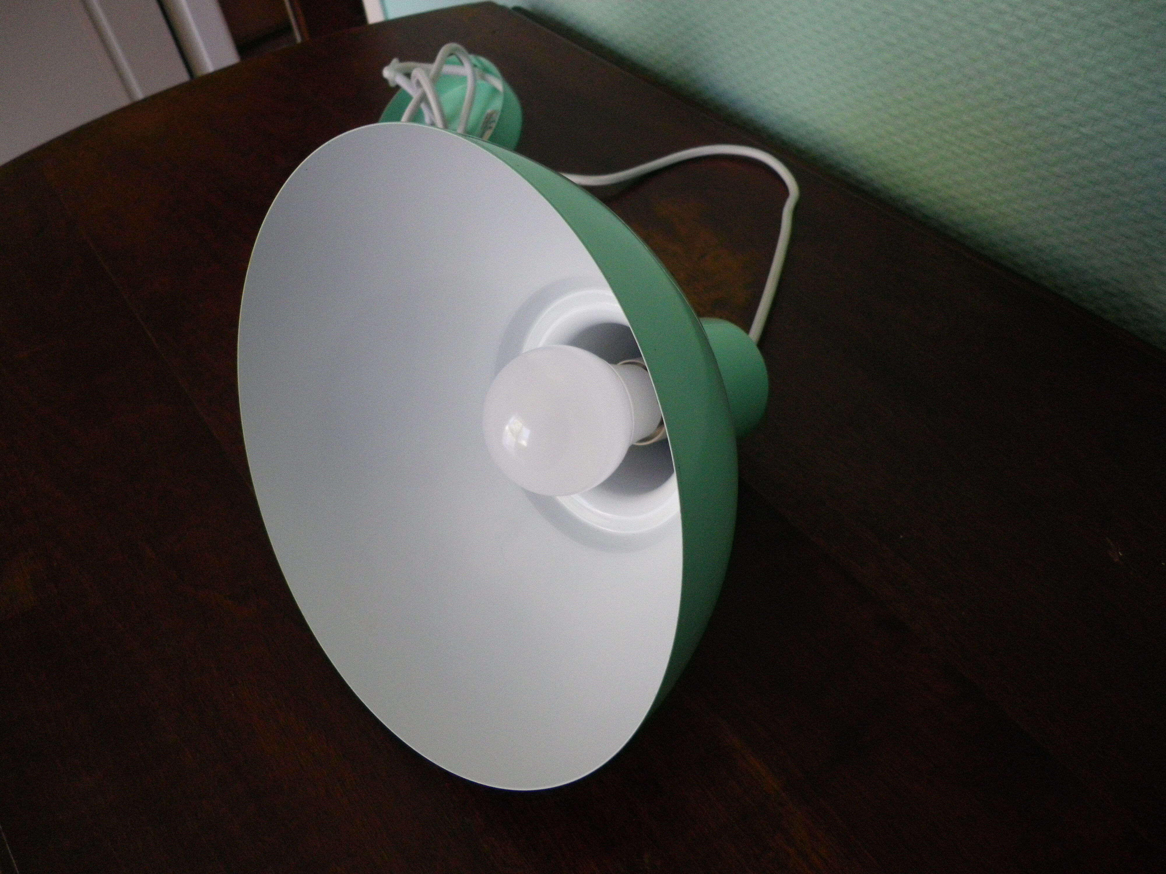 Water green metal pendant lamp