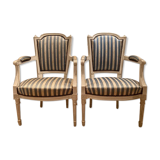2 fauteuils style Louis XVI