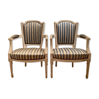 Louis XVI style armchairs