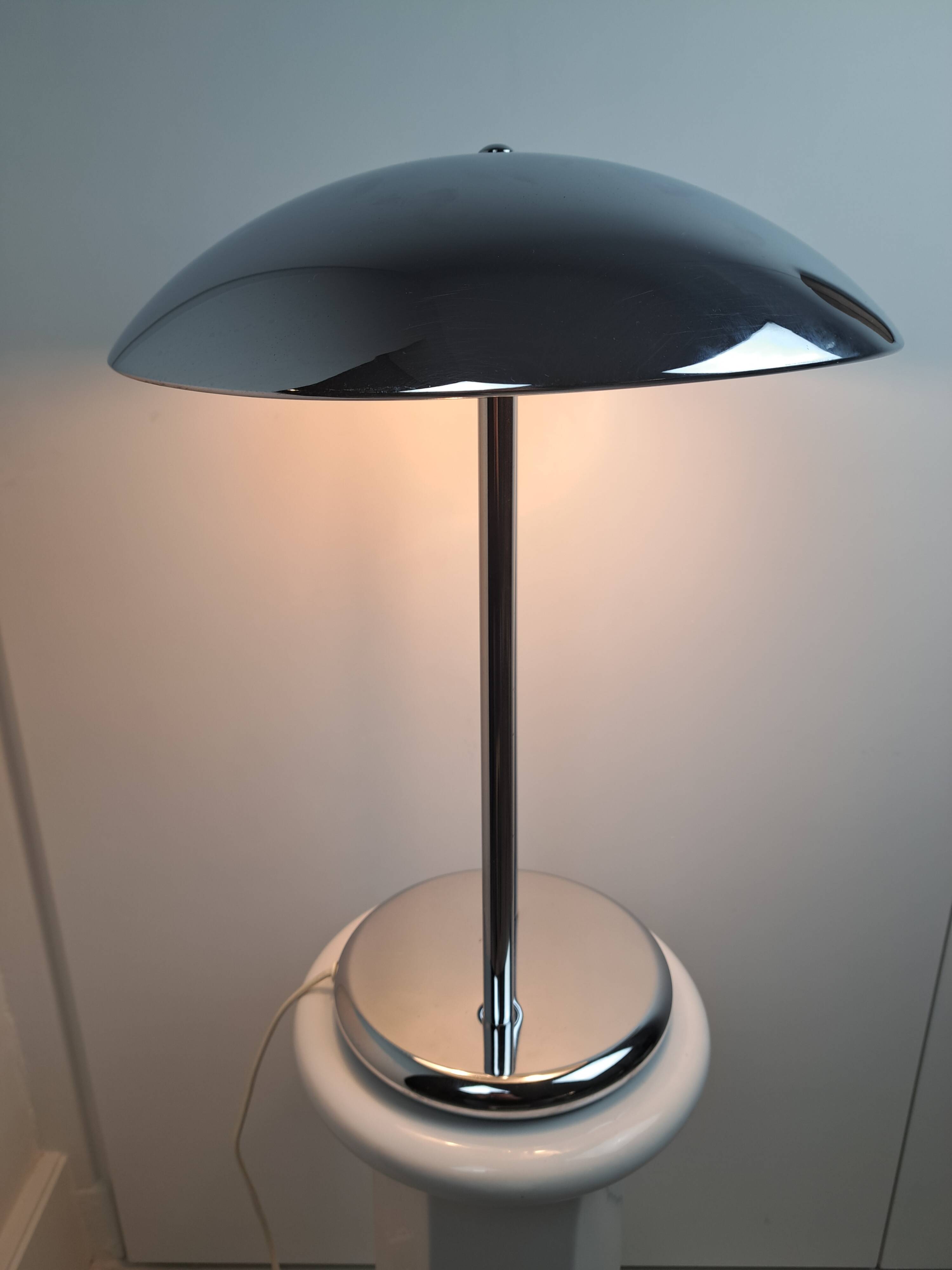Vintage chrome lamp Robert Sonneman for Ikea 80s