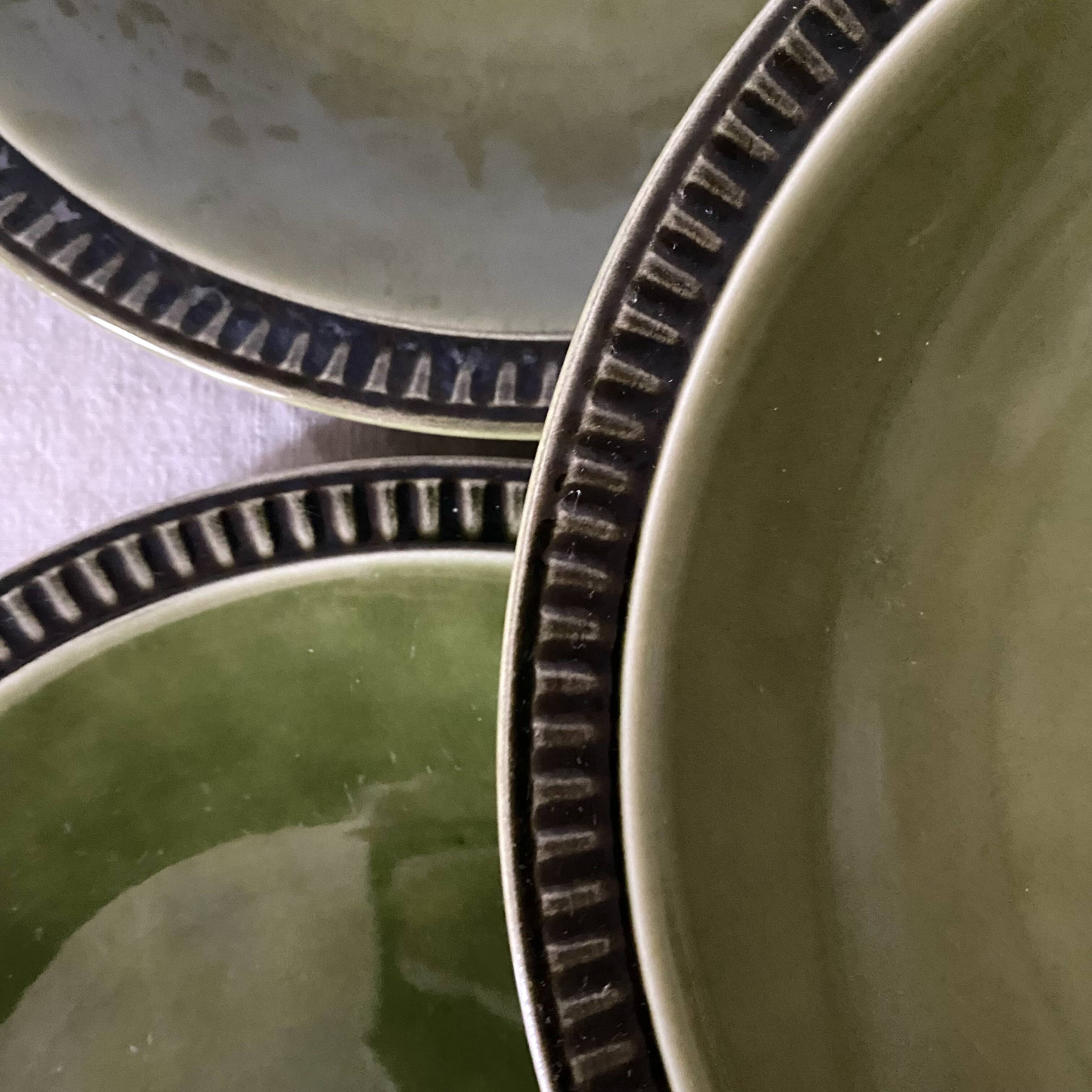 Assiettes vintage Boch Belgium