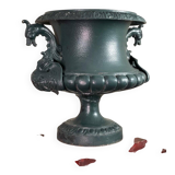 Set of 4 cast iron basins, Corneau foundry in Charleville.