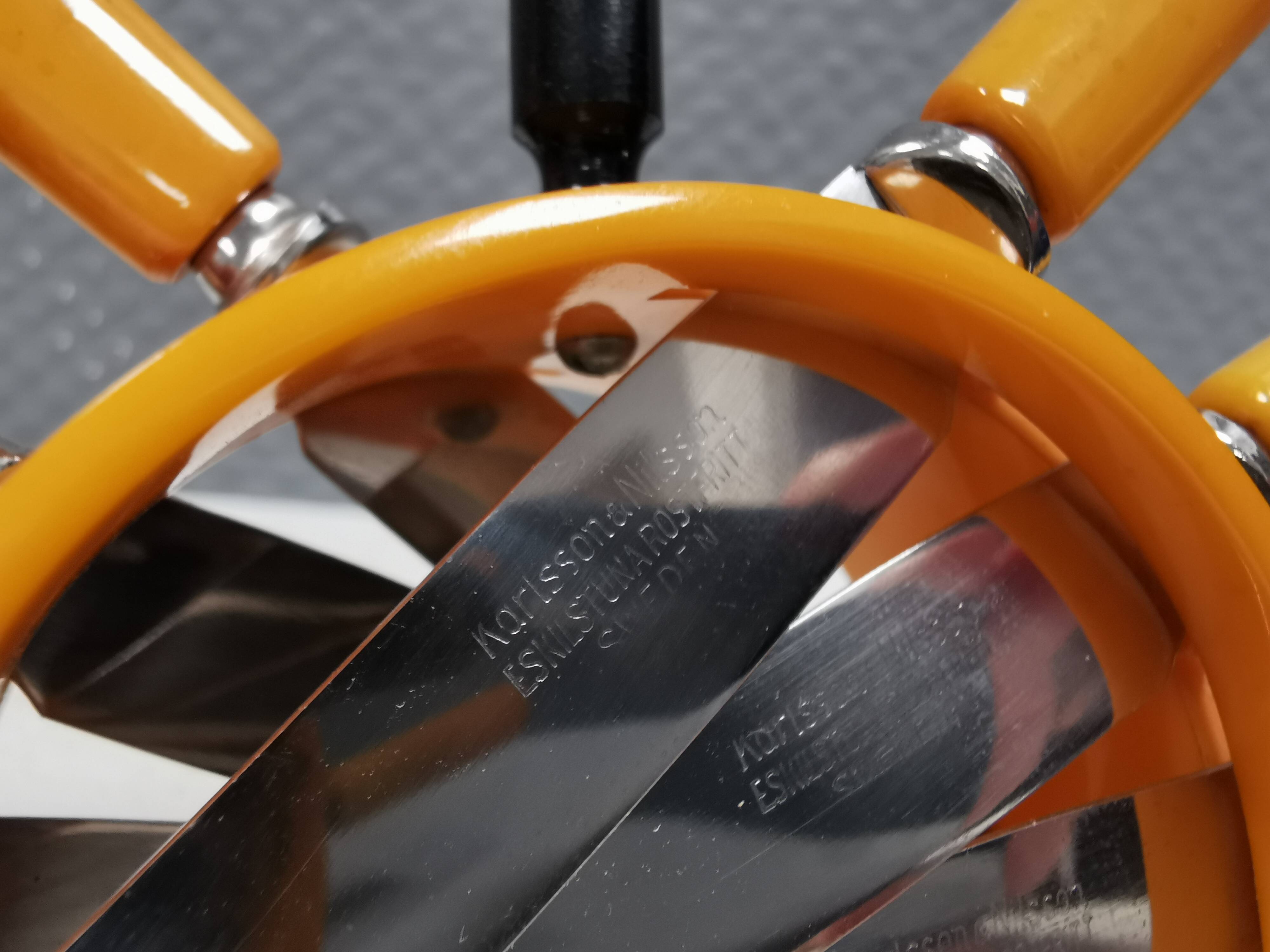 Fruit knife set, produced during the Art Deco period in Eskilstuna, Sweden.