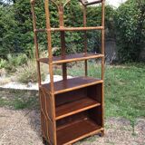 Rattan shelf